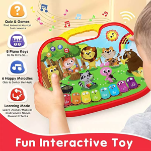 اسباب بازی تبلت موزیکال حیوانات LEARNING FUN AMAZING WORLD OF ANIMALS FINGER READER_اسباب بازی